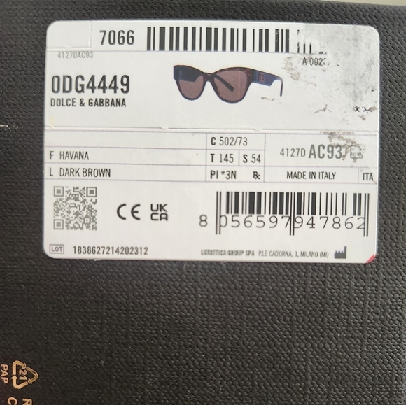 Dolce & Gabanna Havana Sunglasses - Picture 10 of 10